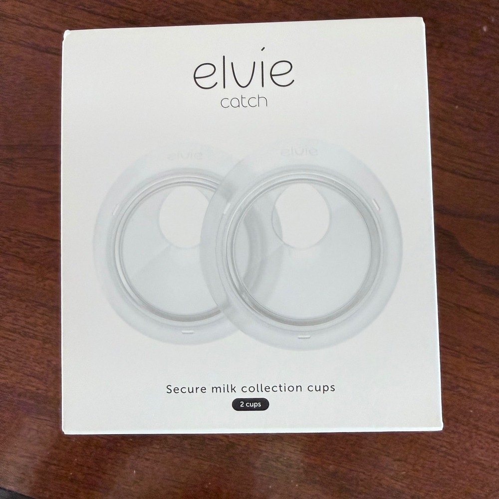 Elvie Catch Milk‎ Collection Cups Women Clear NEW Wearable Leak-Proof 2pk